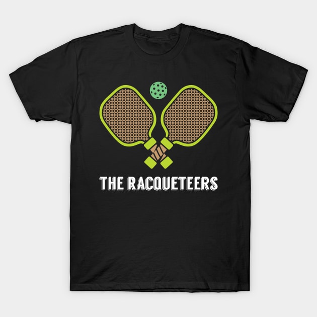 The RacqueMotivers Pickleballs Paddle Pickle Ball Joke T-Shirt by Riffize